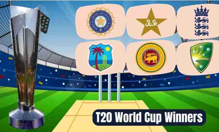 ICC Men’s T20 World Cup Winners List