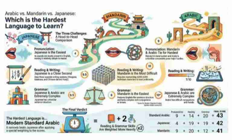 Top 10 Most hardest Languages in the World