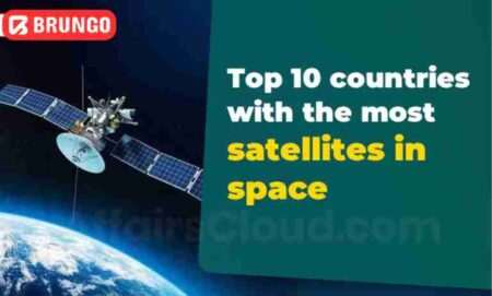 Top 10 countries with the most satellites in space Top 10 countries with the most satellites in space